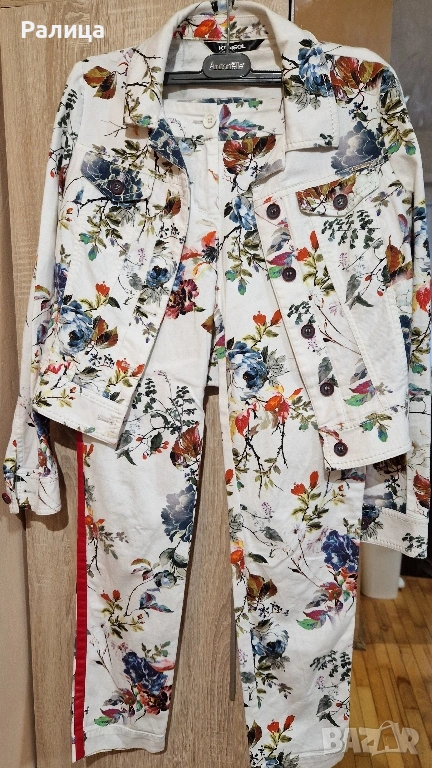 Дамски флорален костюм Kensol, снимка 1