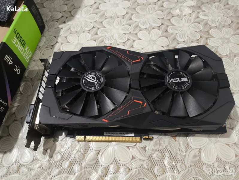 Asus strix gtx 1050 ti 4gb 04 g , снимка 1