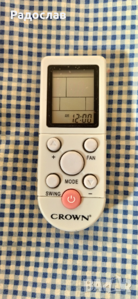 дистанционно за климатик CROWN, снимка 1