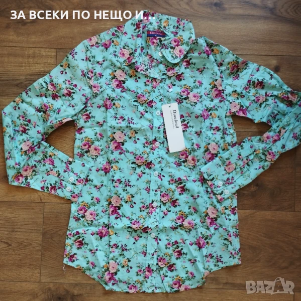 Дамска риза флорален мотив - S размер, снимка 1