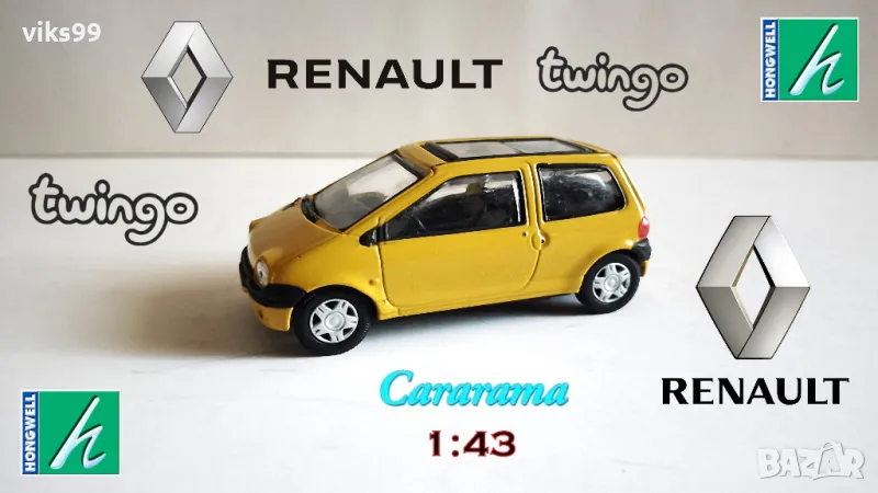 Renault Twingo Cararama/Hongwell 1:43, снимка 1