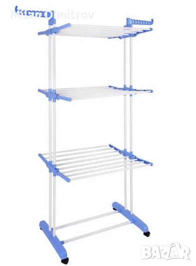 Сгъваем сушилник за дрехи с голям капацитет, снимка 1