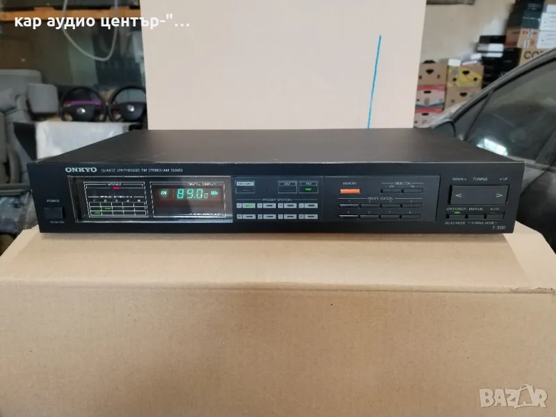 ONKYO T-300 quartz synthesizer stereo tuner, снимка 1