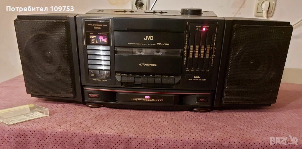 Радиокасетофон JVC PC-V66, снимка 1