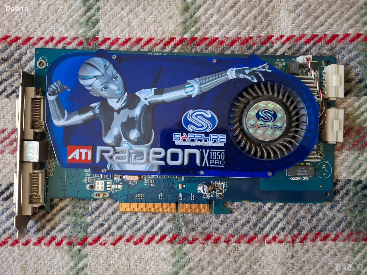 Sapphire ATI Radeon X1950 PRO / 512MB / GDDR3 / AGP, снимка 1