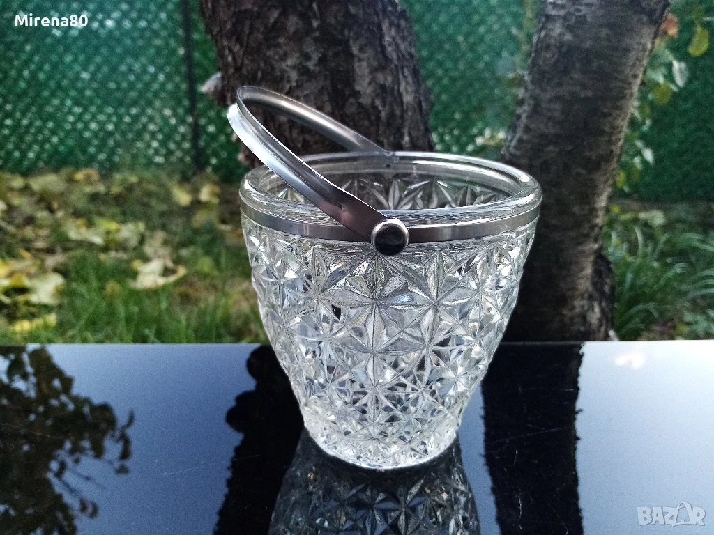 Винтидж кристална ледарка - СССР, снимка 1