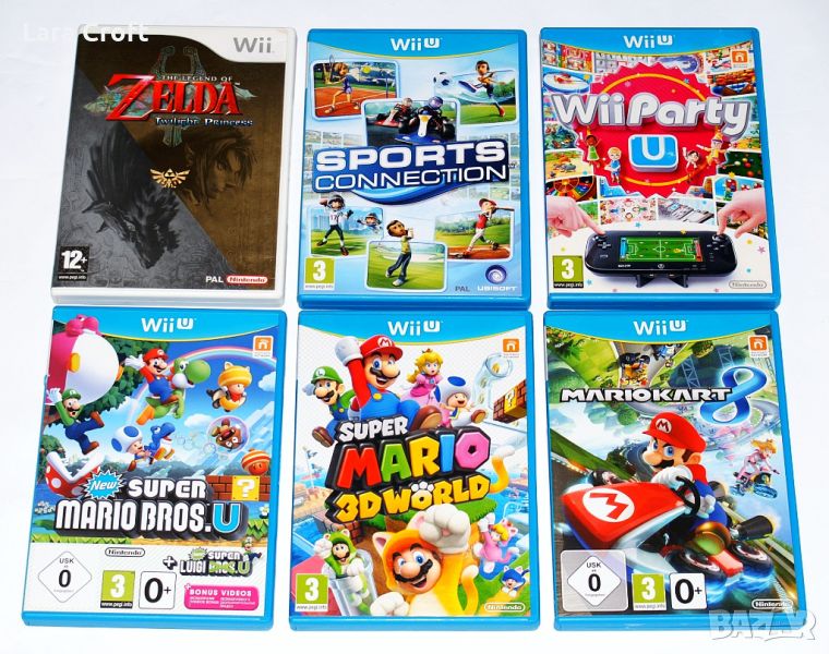 Nintendo Wii и Wii U игри Super Mario , Zelda, Mariokart 8 и други, снимка 1