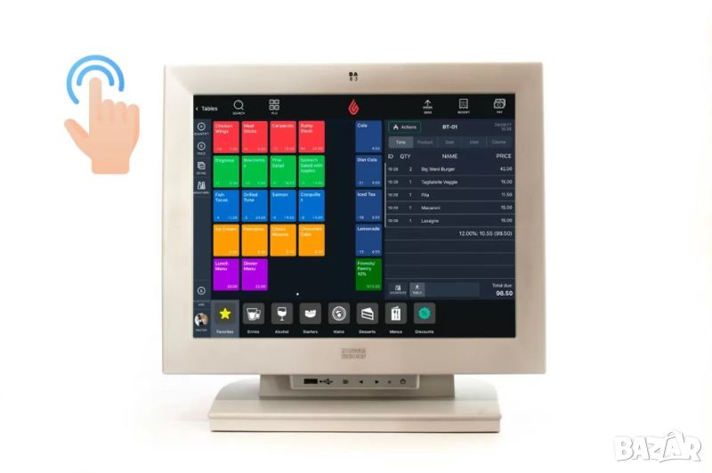 Тъч скрийн монитор за магазин/заведение Wincor-Nixdorf BA83 15" , снимка 1