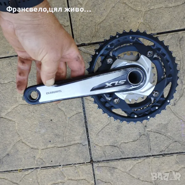 Курбел за велосипед колело Shimano slx fc m 670, снимка 1