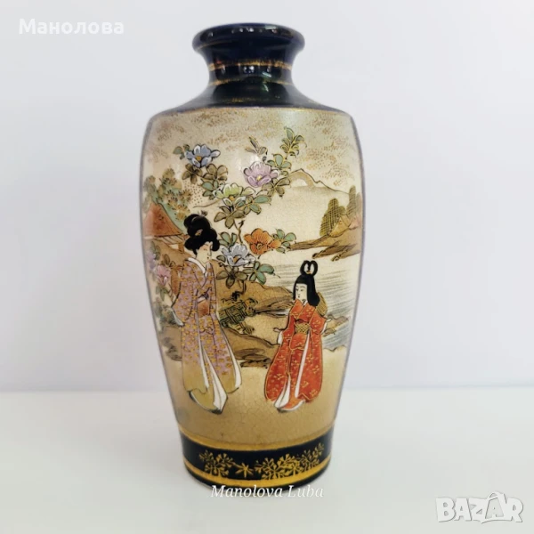 Порцеланова ваза Kinkozan Sobei., снимка 1