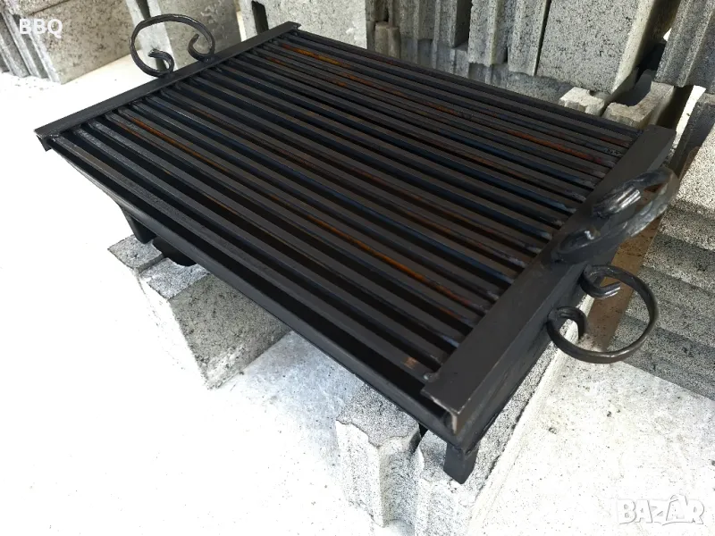 Барбекю Скара Дървени въглища Кънпинг Пещ Вграждане Професионална Ръчна изработка , снимка 1