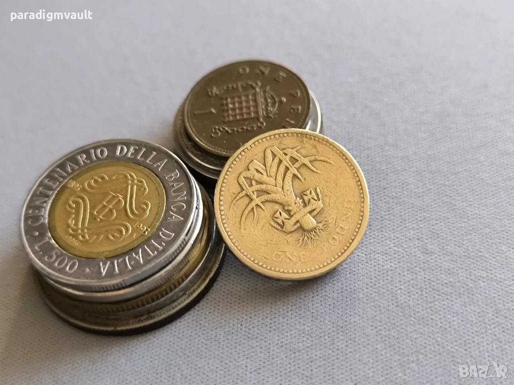 Монета - Великобритания - 1 паунд | 1985г., снимка 1