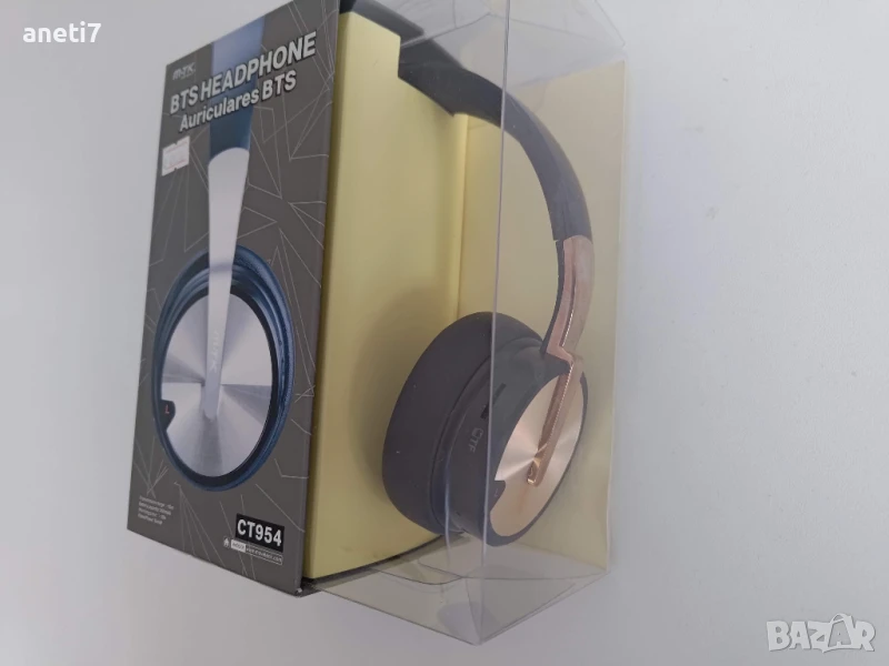 Блутут слушалки BTS Headphone и стерео слушалки с микрофон ESPERANZA stereo headphones with microp, снимка 1