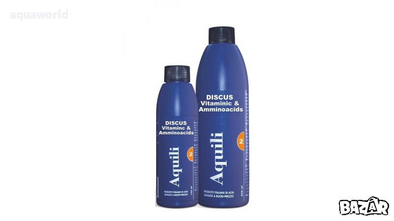 "ПРОМОЦИЯ" Aquili Discus Multivitamin & Amino acids 250ml, снимка 1