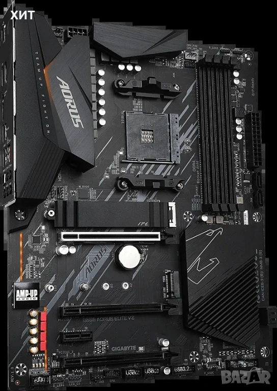 Дънна платка  GIGABYТE B550 AORUS ELITE V2,AM4, снимка 1
