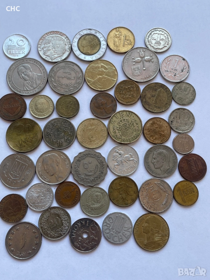 Лот монети от различни държави и години., снимка 1