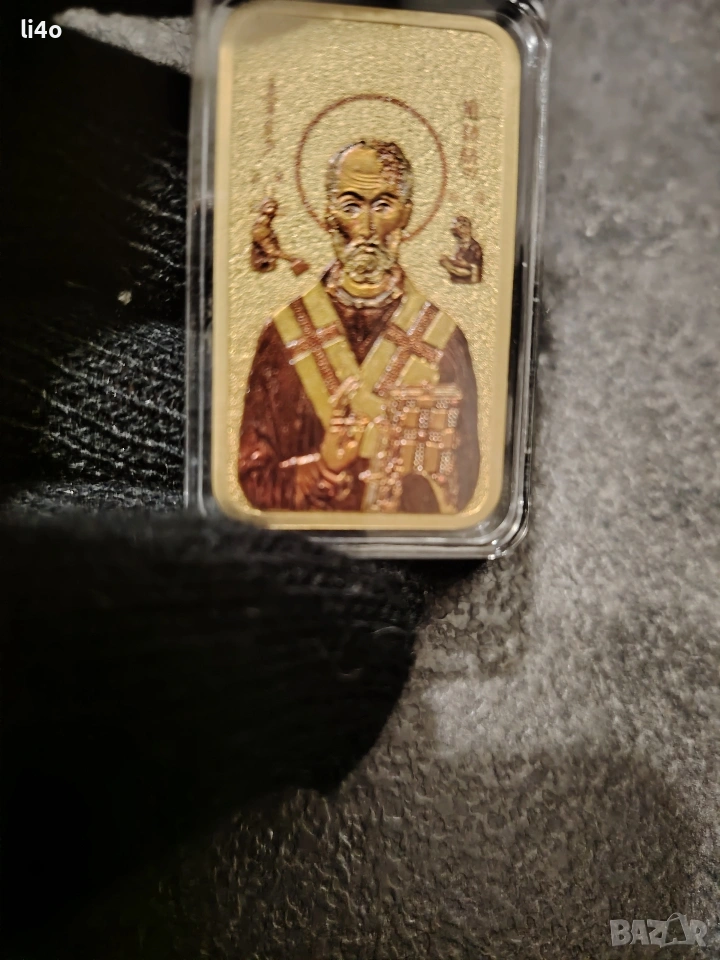 Сребърна монета с масивна позлата 24 карата златно покритие 1oz , снимка 1