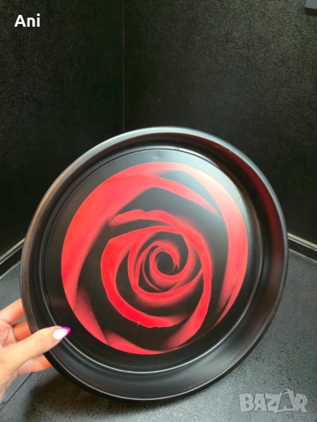 Метален поднос 34см. , снимка 1