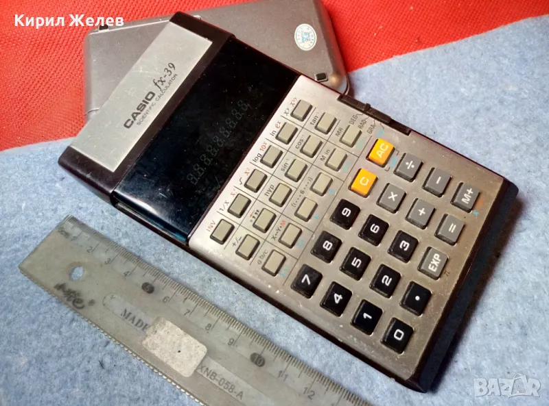 CASIO fx-39 SCIENTIFIC CALCULATOR MADE in JAPAN ОРИГИНАЛЕН МНОГОФУНКЦИОНАЛЕН КАЛКУЛАТОР КАСИО 47822, снимка 1