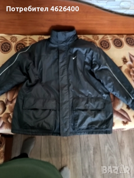 Продавам оригинално тъмно-сиво зимно яке Nike, снимка 1