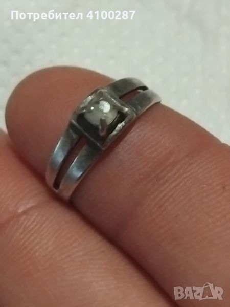 Стар сребърен пръстен , снимка 1