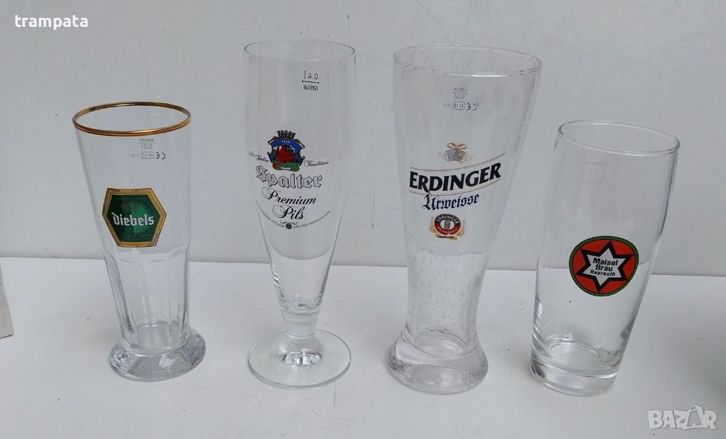 НАЙ ДОБРАТА ОФЕРТА Маркови стъклени чаши блендирани за Бира, снимка 1