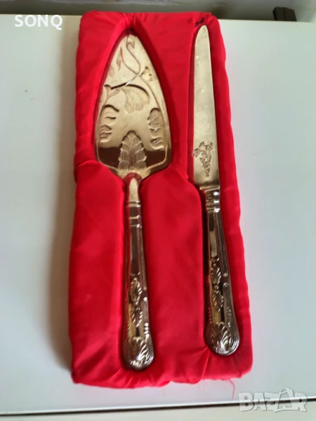 Прекрасен Посребрен Комплек За Сервиране, снимка 1