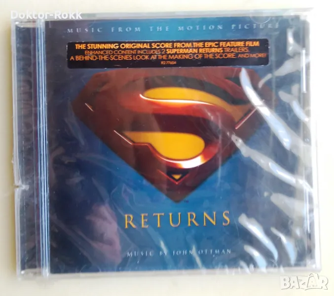 John Ottman – Superman Returns (Music From The Motion Picture) 2006, CD, снимка 1