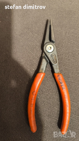 KNIPEX 48 11 J1 Зегер клещи, прави 12 - 25 мм, за отвори , снимка 1