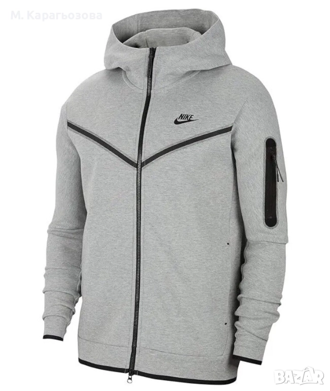 Мъжко Nike Tech Fleece Men’s Full-Zip Hoodie, Размер XS, снимка 1