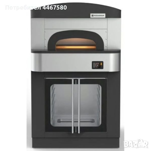 Професионална пещ за пица с втасвател и аспирация – Pizza Group 550, снимка 1
