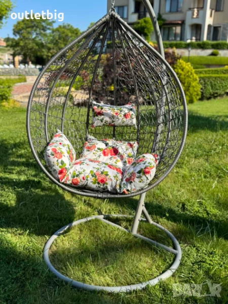Градинска висяща люлка тип гнездо,яйце–Промоция!, снимка 1
