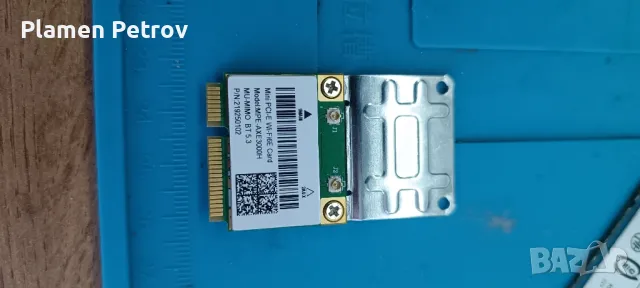 PCI-E WiFi6E card, снимка 3 - Мрежови адаптери - 46836929