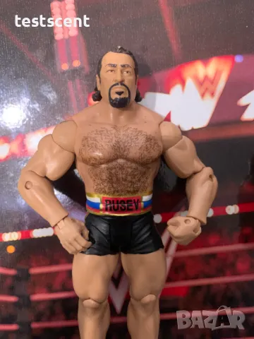 Екшън фигура WWE Rusev Miro Русев Миро Bulgarian Brute Мачка Mattel figure играчка, снимка 13 - Фигурки - 48830014