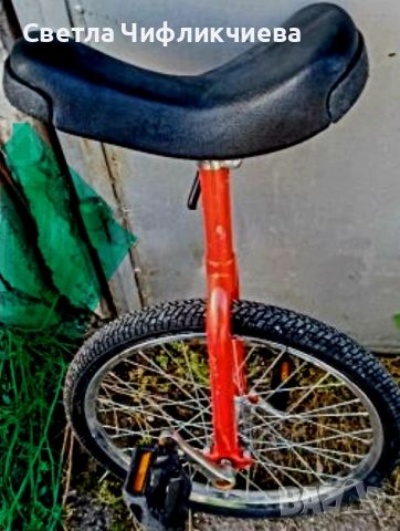 Велосипед едноколесен Fishbone Sport - червено, снимка 4 - Велосипеди - 45544014