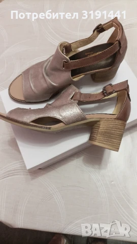 Нови дамски сандали от естествена кожа , снимка 6 - Дамски обувки на ток - 50669717