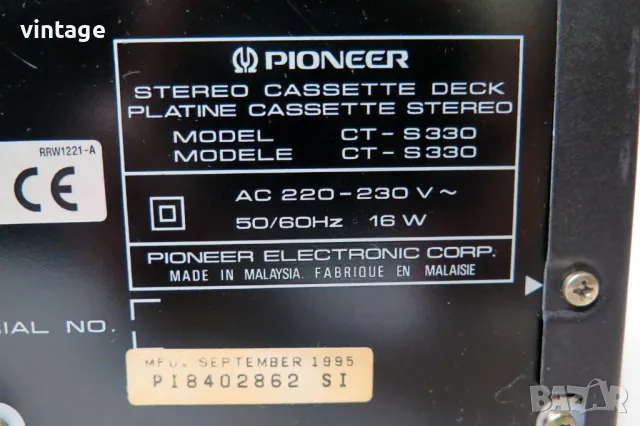 Pioneer CT-S330, снимка 7 - Декове - 48737147