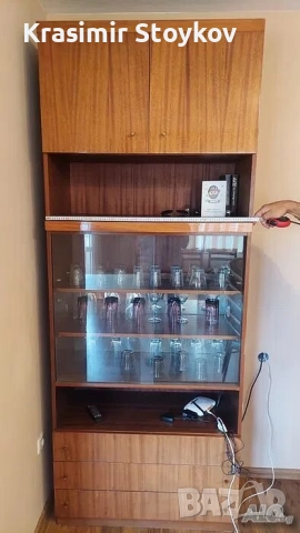 Модулна секция естествен фурнир