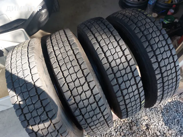 4бр.гуми  камионски задни Goodyear 215 90 17,5 dot 4714 цената е за брой!, снимка 1 - Гуми и джанти - 47228522