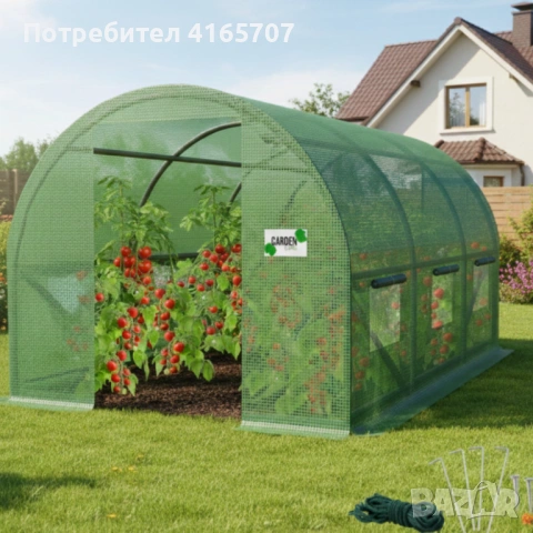Компактна оранжерия - професионална защита и идеални условия за вашите култури - 3 х 2 х 2м, снимка 2 - Оранжерии - 53646305