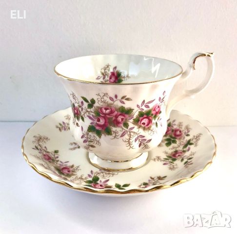 ЗАПАЗЕНА Royal Albert Lavender Rose чаша за чай, снимка 1 - Чаши - 44213423