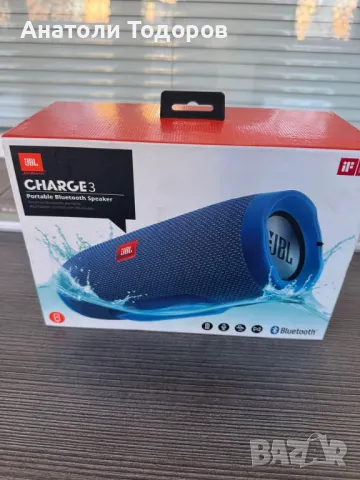 JBL Charge 3, снимка 1 - Bluetooth тонколони - 48111787