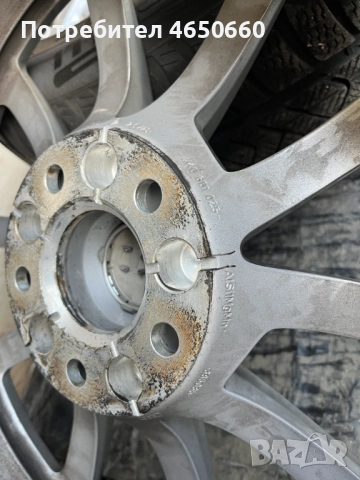 17 цолови алуминиеви джанти със зимни гуми за Ауди, снимка 7 - Гуми и джанти - 52463065