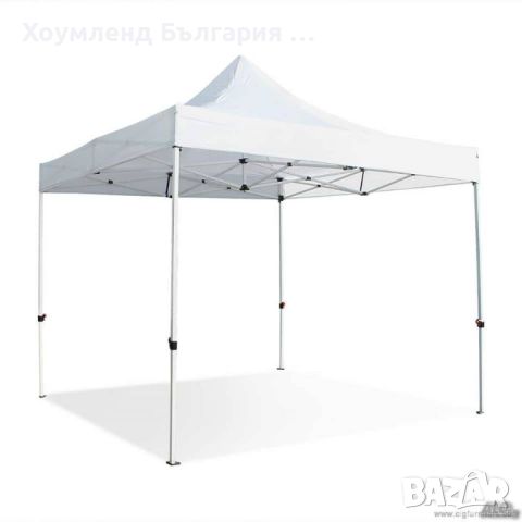  Gazebo сгъваема шатра с дизайн хармоник 3х3м, снимка 5 - Градински мебели, декорация  - 46052557