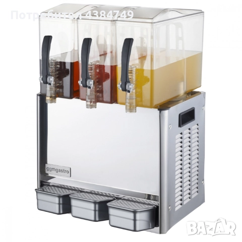 ДИСПЕНСЪР ЗА СОК - 3 X 10 Л GGM GASTRO