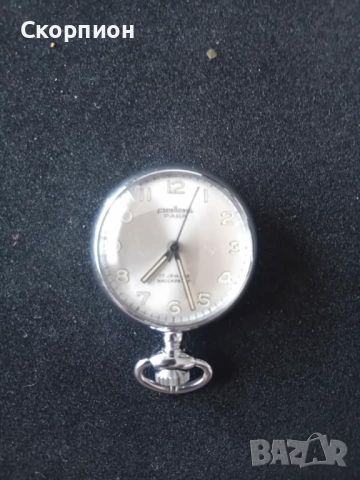 Джобен швейцарски часовник - PALLAS PARA - 17 рубина, снимка 2 - Джобни - 41627929