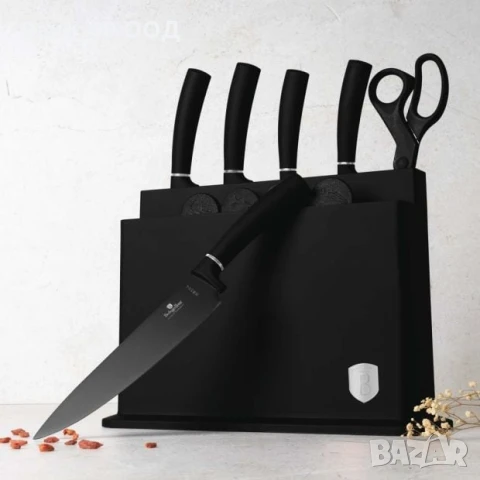 Луксозен сет ножове, ножица и дъски, снимка 5 - Аксесоари за кухня - 50740740