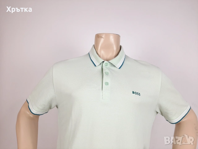 Hugo Boss Paddy - Оригинална мъжка тениска с яка размер XL, снимка 5 - Тениски - 54066622