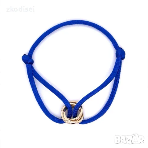 Златна регулируема гривна Cartier 2,07гр. 14кр.проба:585 модел:29626-5, снимка 2 - Гривни - 49097993