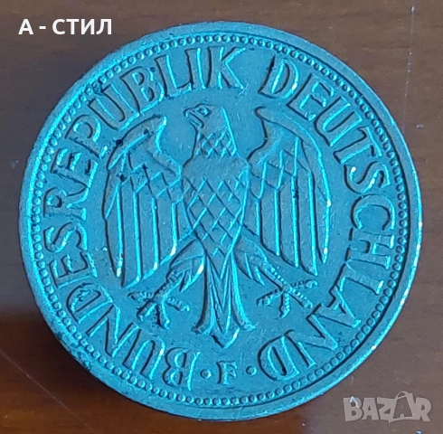 1 Дойче марка 1960г., снимка 2 - Нумизматика и бонистика - 52826019